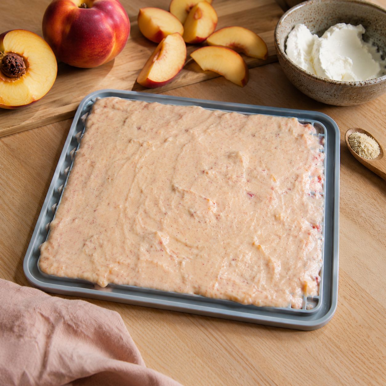 Schleckmatten Rezept - Nektarinen Traum