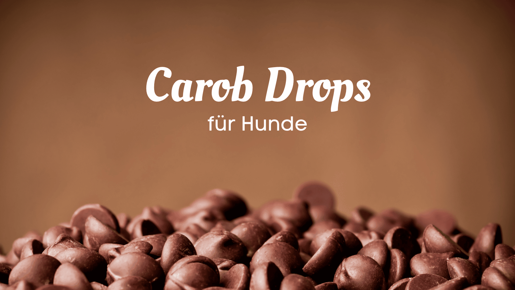 Carob Drops für Hunde