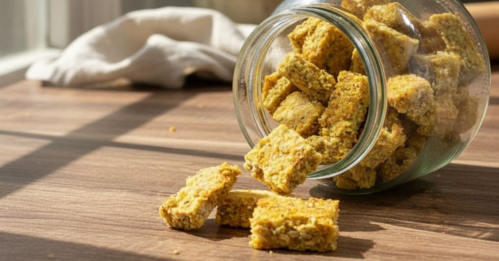 Weiche Hundeleckerlis mit Hühnchen und Kichererbsen