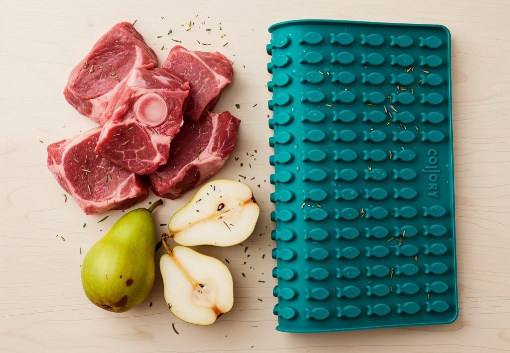 Backmatten Hundekekse mit Rindfleisch und Birne