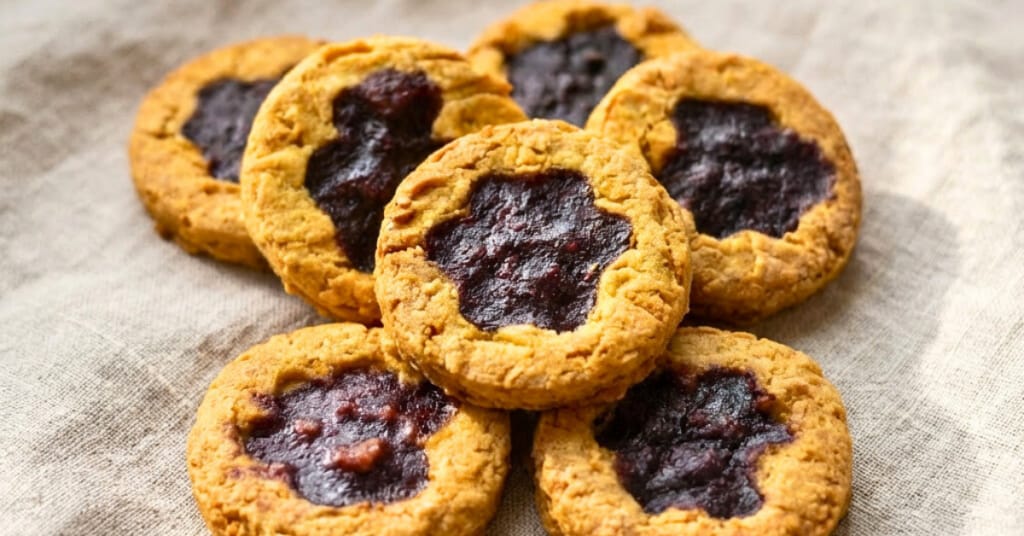 Hundekekse zum Ausstechen mit Blaubeeren und Süßkartoffel