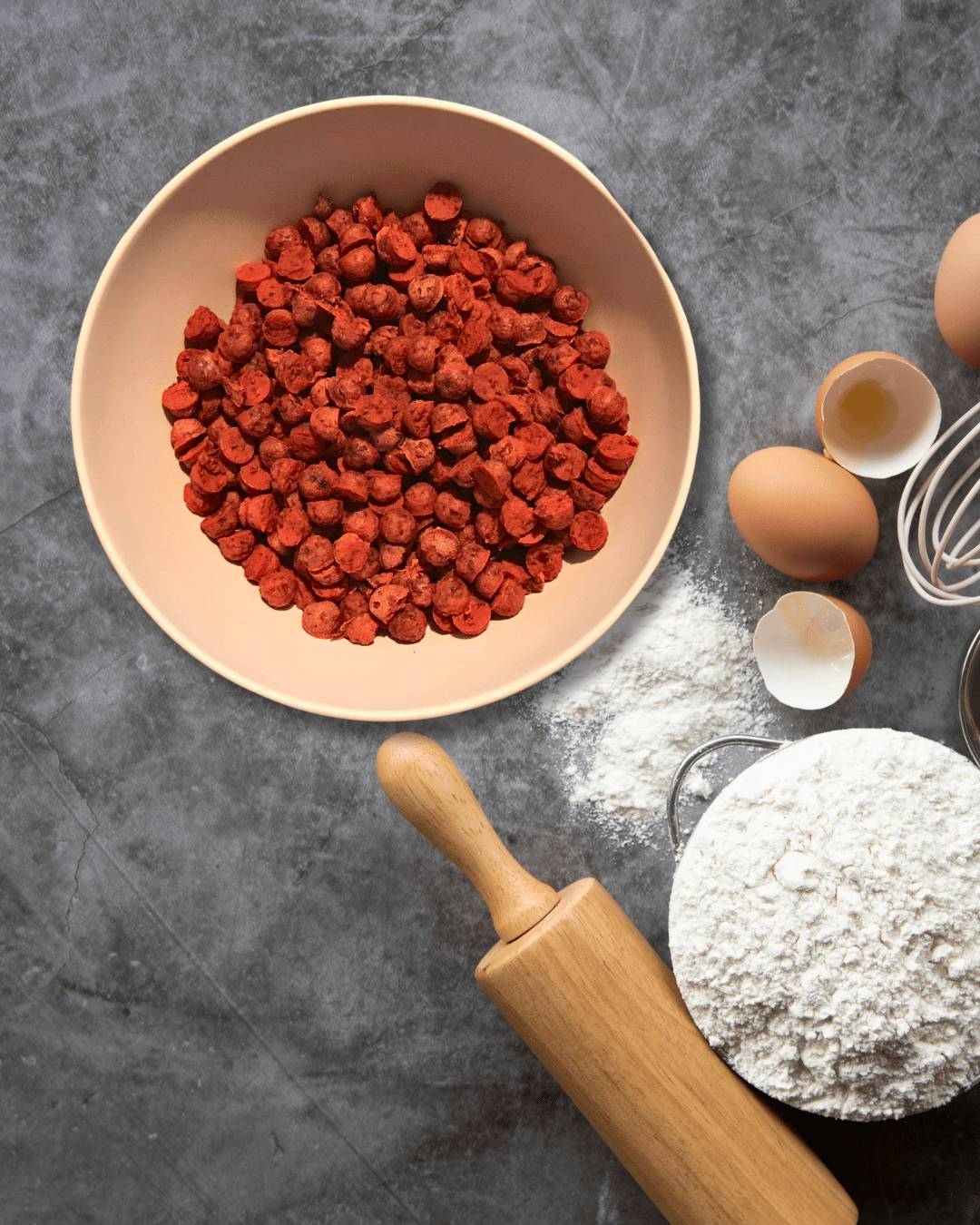 Backmatten Hundekekse mit Hähnchen, Karotte und Rote Beete