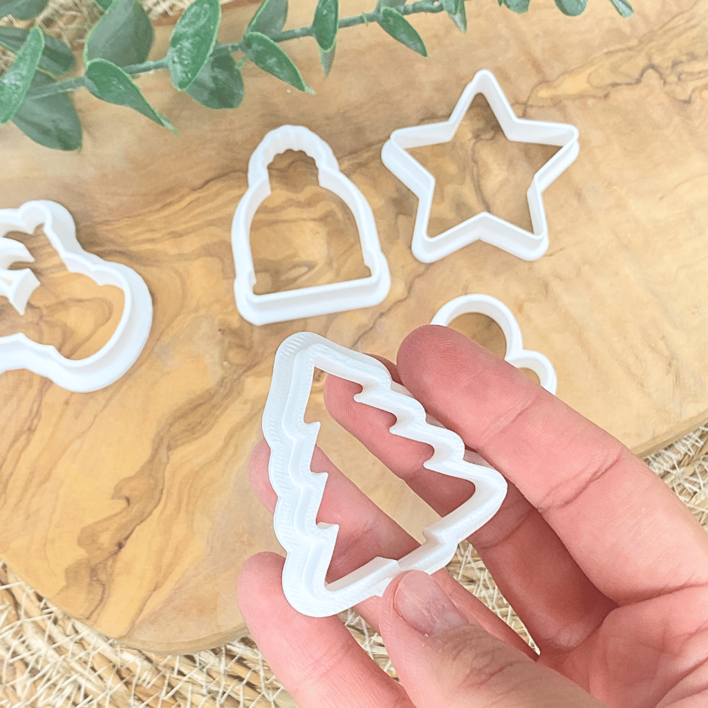 Weihnachts Ausstechformen Set 3D gedruckt – Rentier, Mütze, Stern, Tannenbaum & Lebkuchenmann – Plätzchen & Hundekekse backen – Bild 6