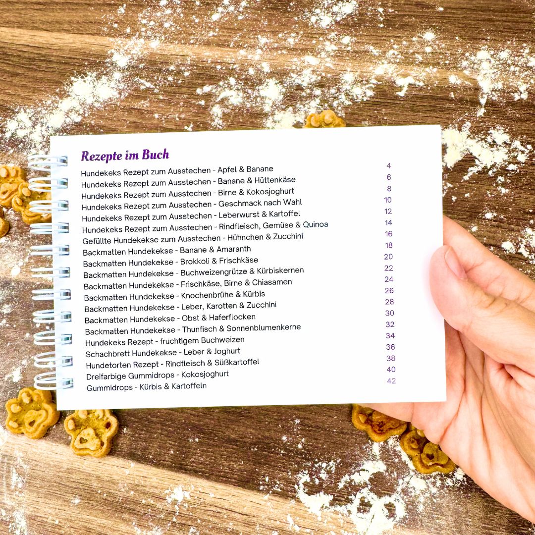Hundekeks Rezeptbuch - Band Nr. 2 - 20 Hundekeks Rezepte für Backmatten, zum Ausstechen und mehr – Bild 4