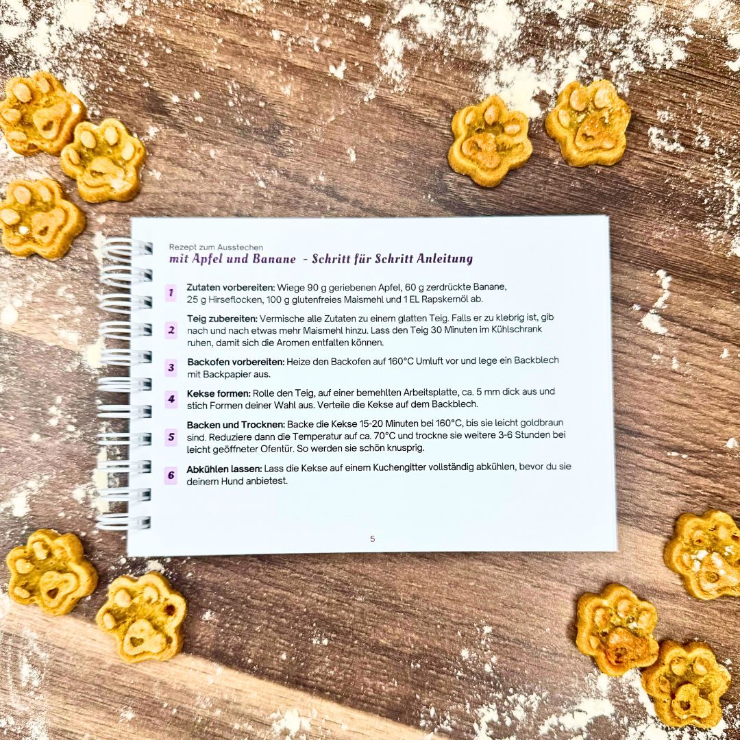 Hundekeks Rezeptbuch - Band Nr. 2 - 20 Hundekeks Rezepte für Backmatten, zum Ausstechen und mehr – Bild 3