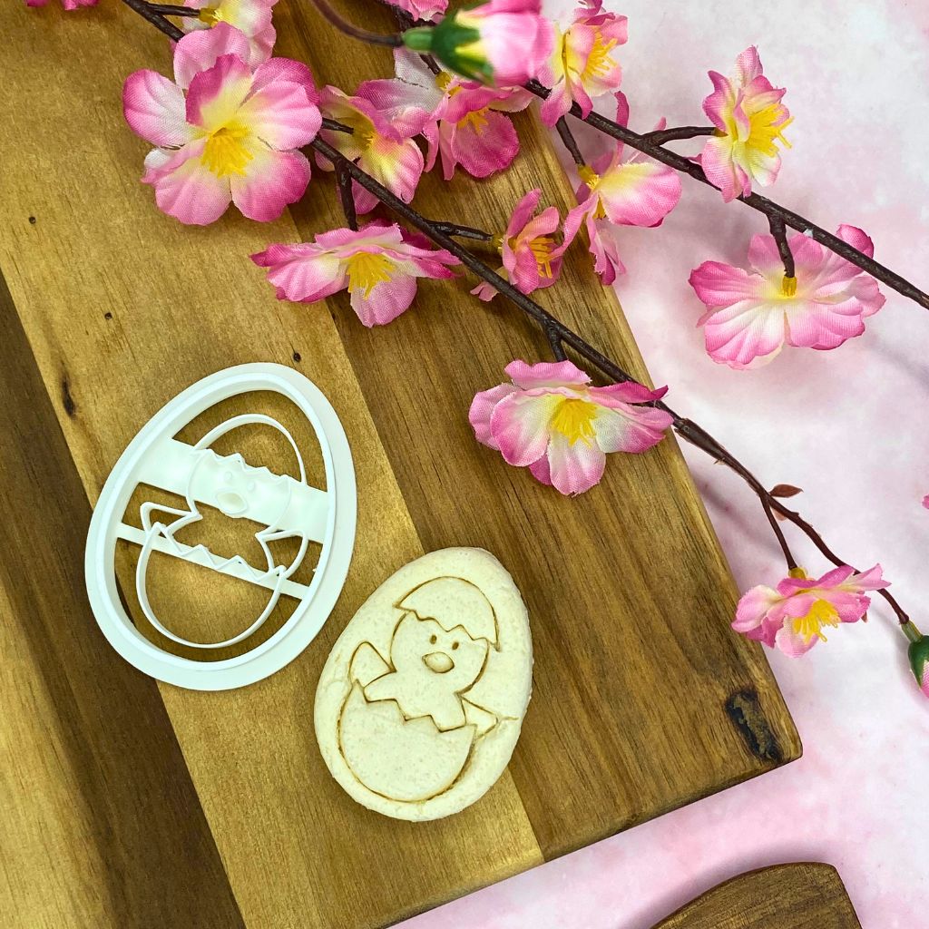 Ausstechform Ostern „Ei mit Küken“ für Hundekekse & mehr – 3D-gedruckt – Bild 2