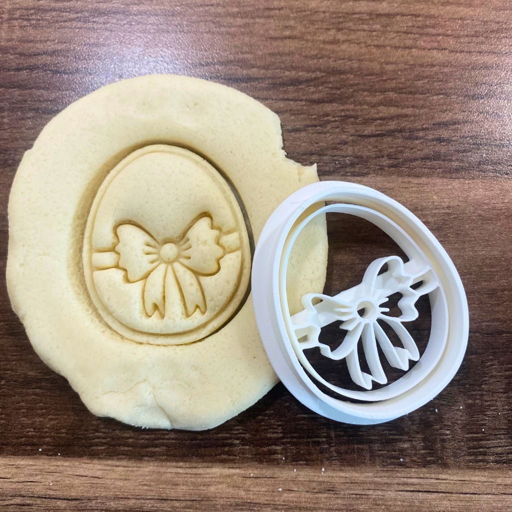 Ausstechform Ostern „Ei mit Schleife“ für Hundekekse – 3D-gedruckt – Bild 4