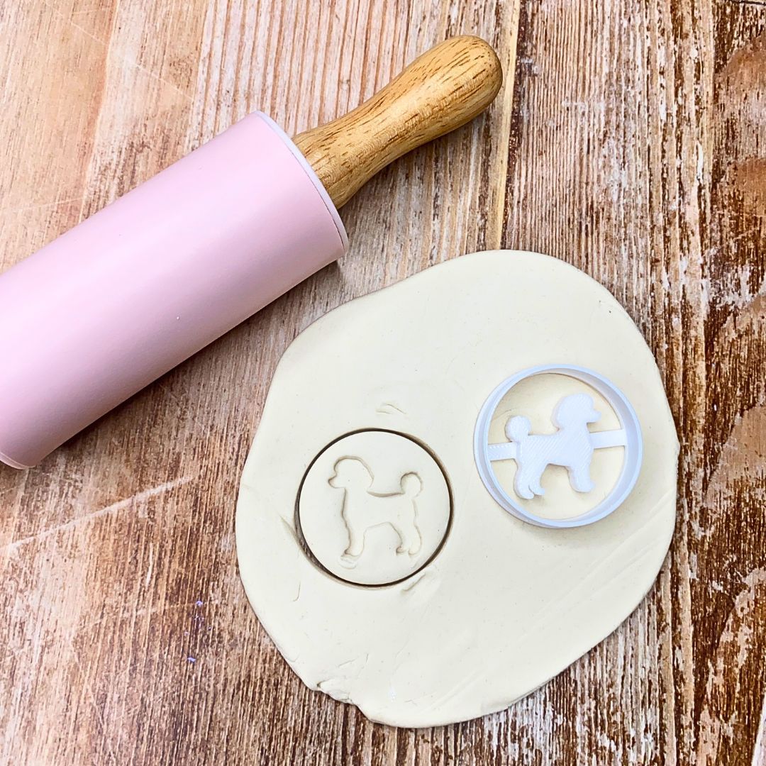 Runder Keksausstecher *verschiedene Hunderassen* | 3D-gedruckter Ausstecher für Hundeleckerlis | 40mm | Lebensmittelechtes PLA – Bild 10