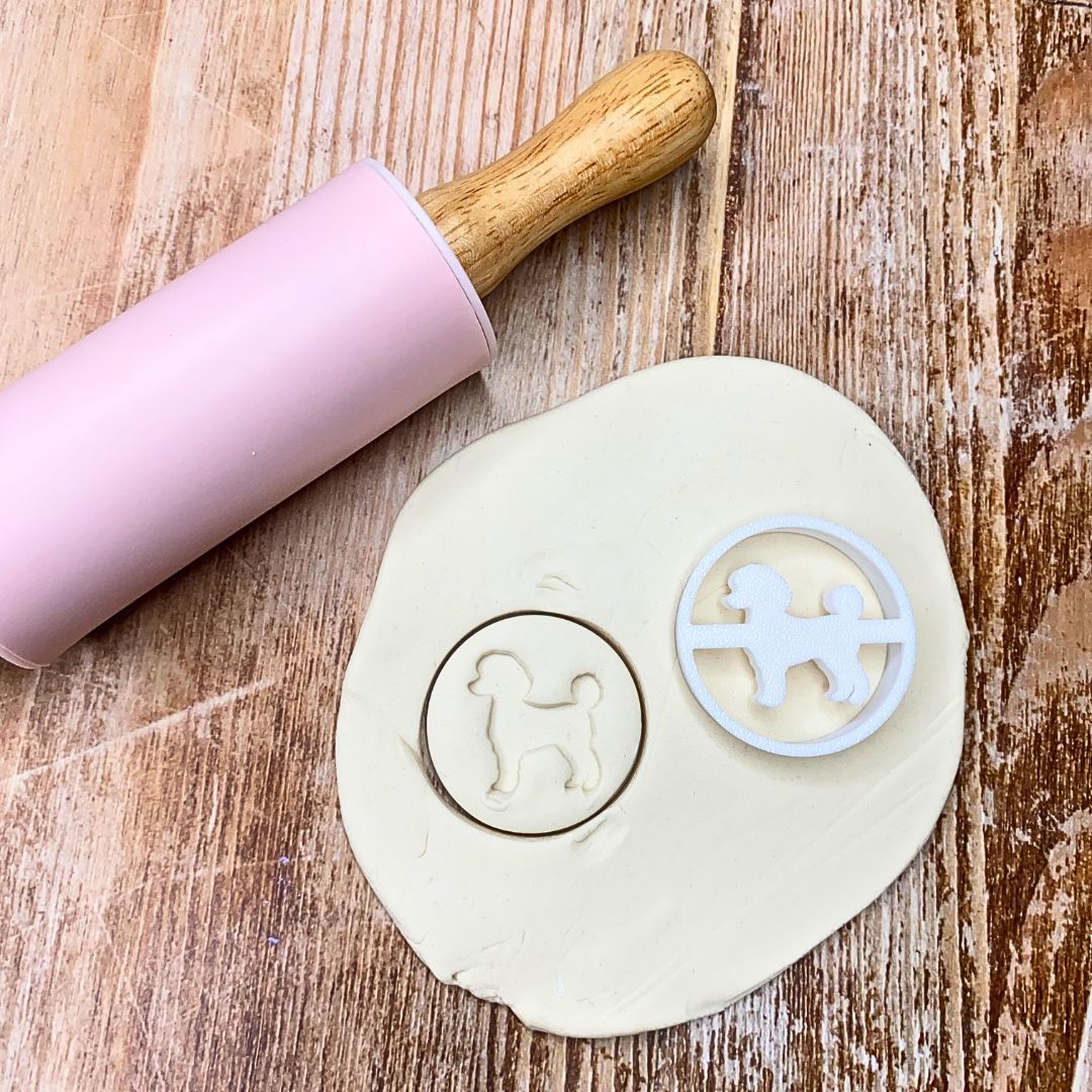 Runder Keksausstecher *verschiedene Hunderassen* | 3D-gedruckter Ausstecher für Hundeleckerlis | 40mm | Lebensmittelechtes PLA – Bild 9