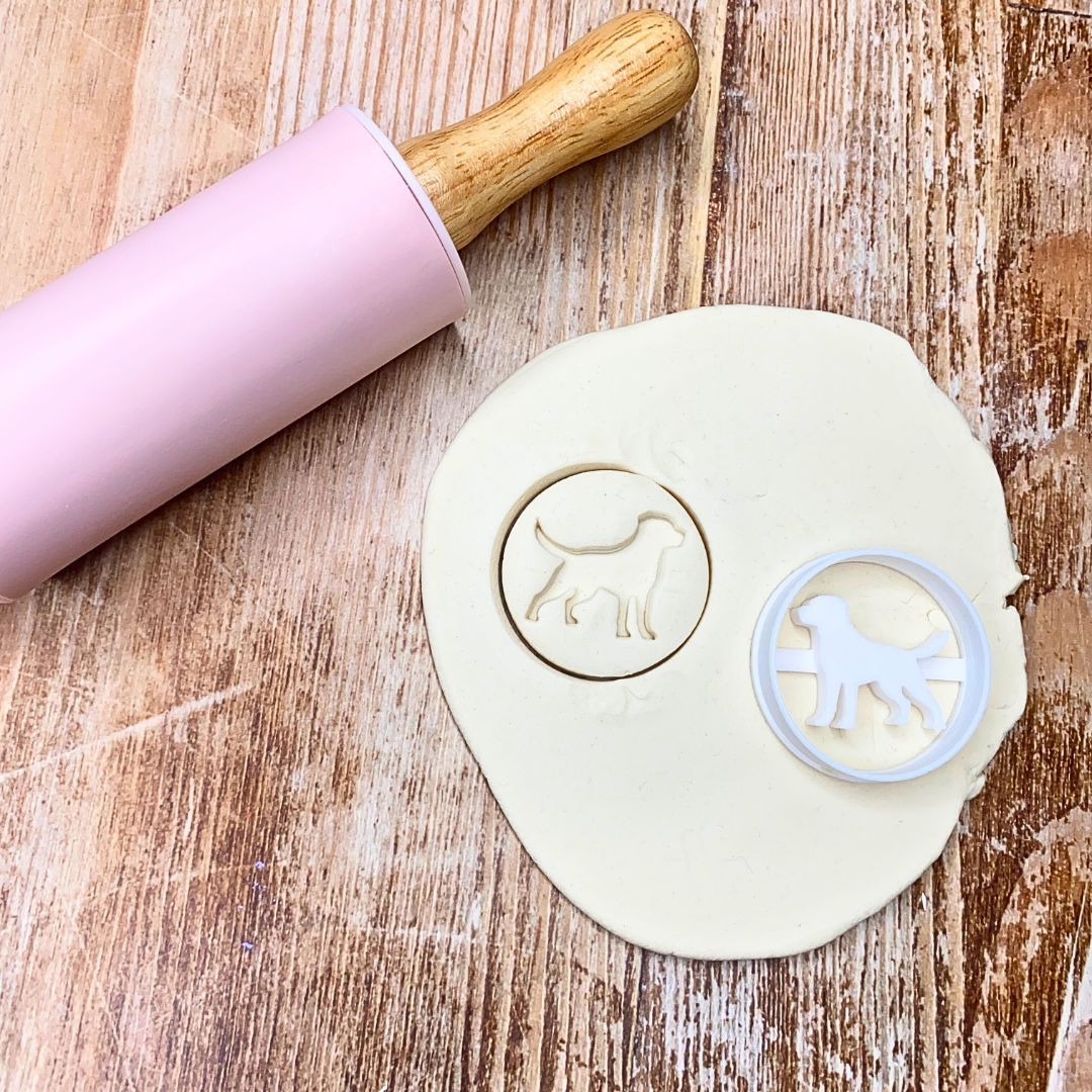 Runder Keksausstecher *verschiedene Hunderassen* | 3D-gedruckter Ausstecher für Hundeleckerlis | 40mm | Lebensmittelechtes PLA – Bild 7