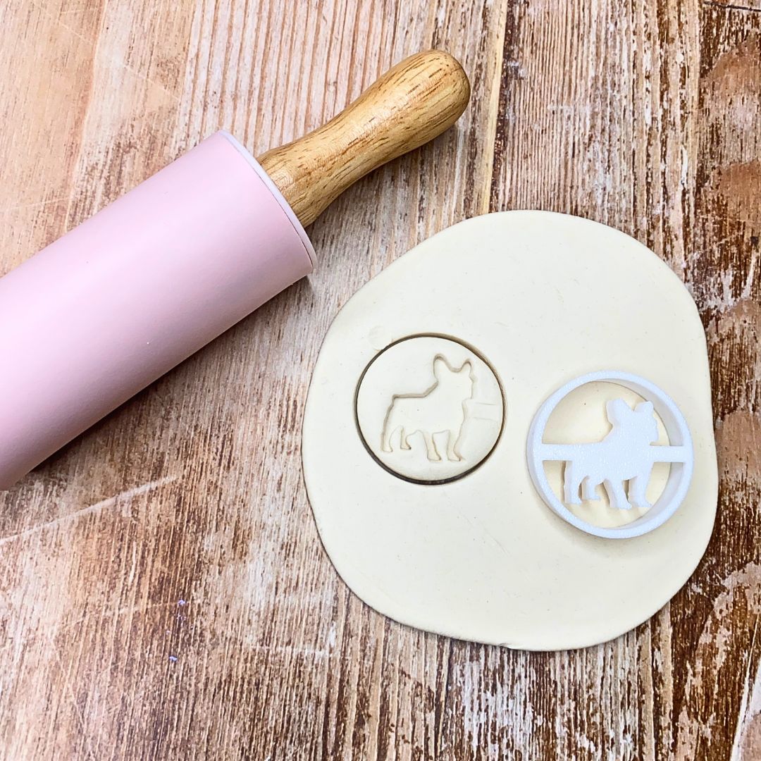 Runder Keksausstecher *verschiedene Hunderassen* | 3D-gedruckter Ausstecher für Hundeleckerlis | 40mm | Lebensmittelechtes PLA – Bild 6