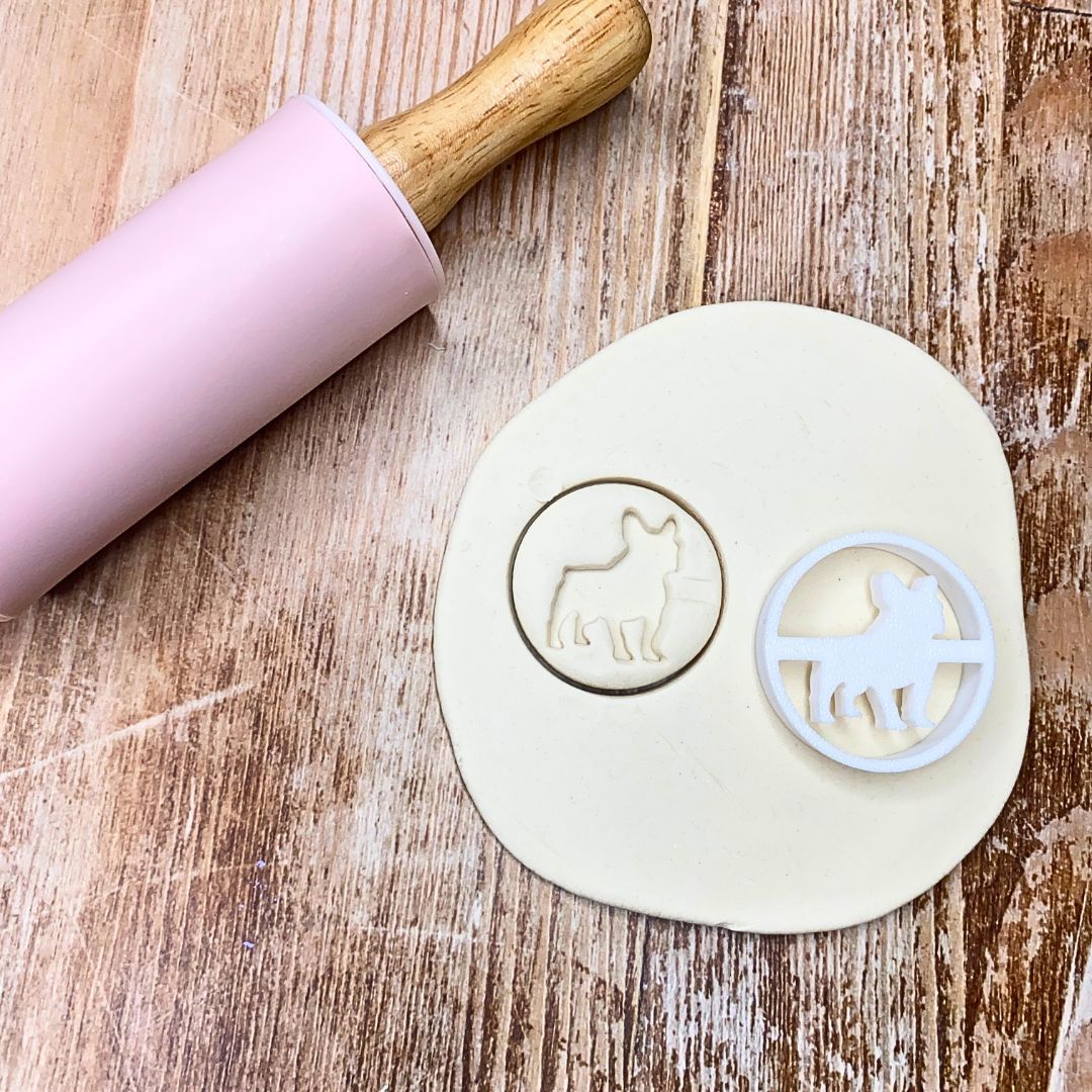 Runder Keksausstecher *verschiedene Hunderassen* | 3D-gedruckter Ausstecher für Hundeleckerlis | 40mm | Lebensmittelechtes PLA – Bild 5