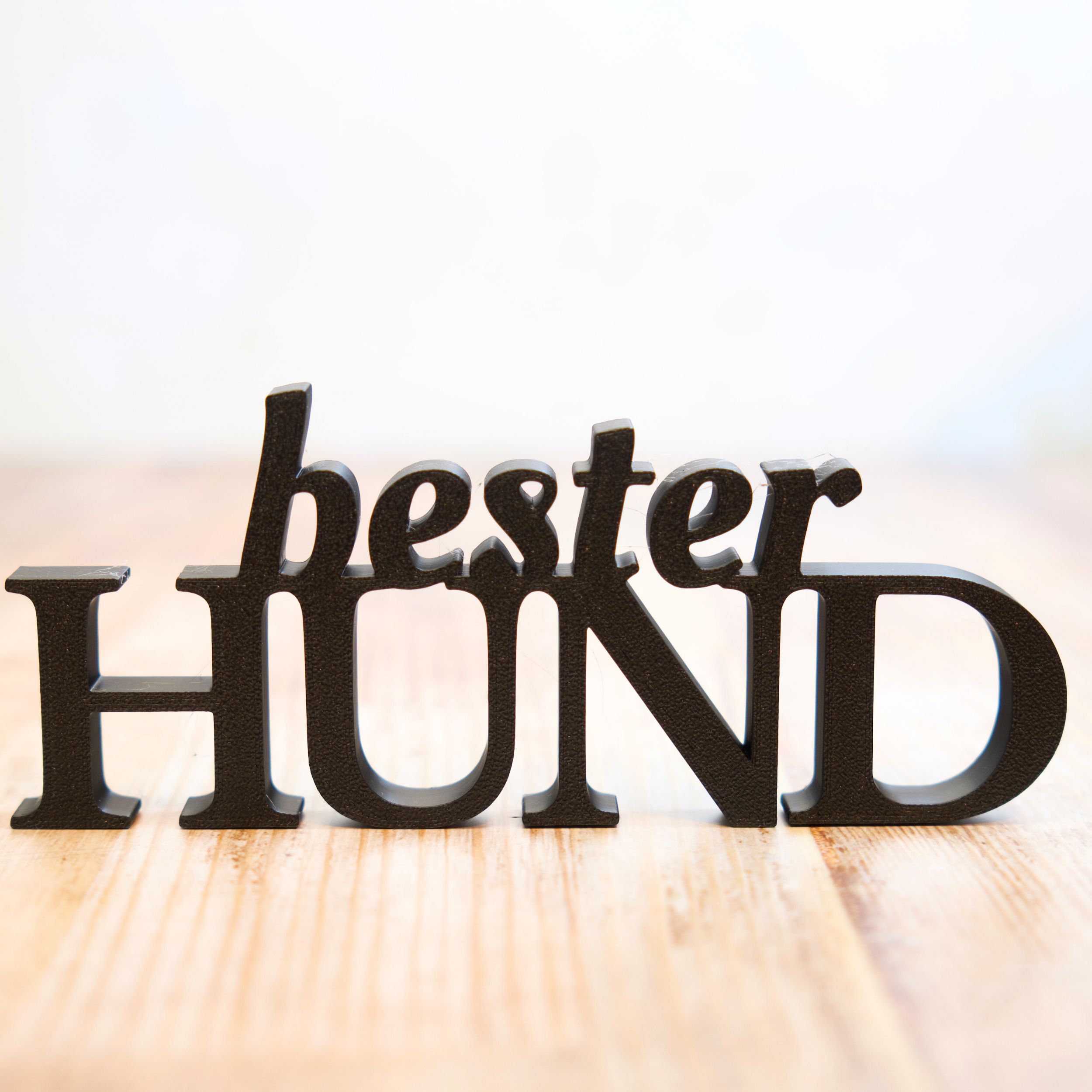 Bester Hund Deko-Schriftzug, Perfekte Wanddekoration für jeden Hundeliebhaber, Geschenke & Wohnaccessoires, Wohnzimmer Deko