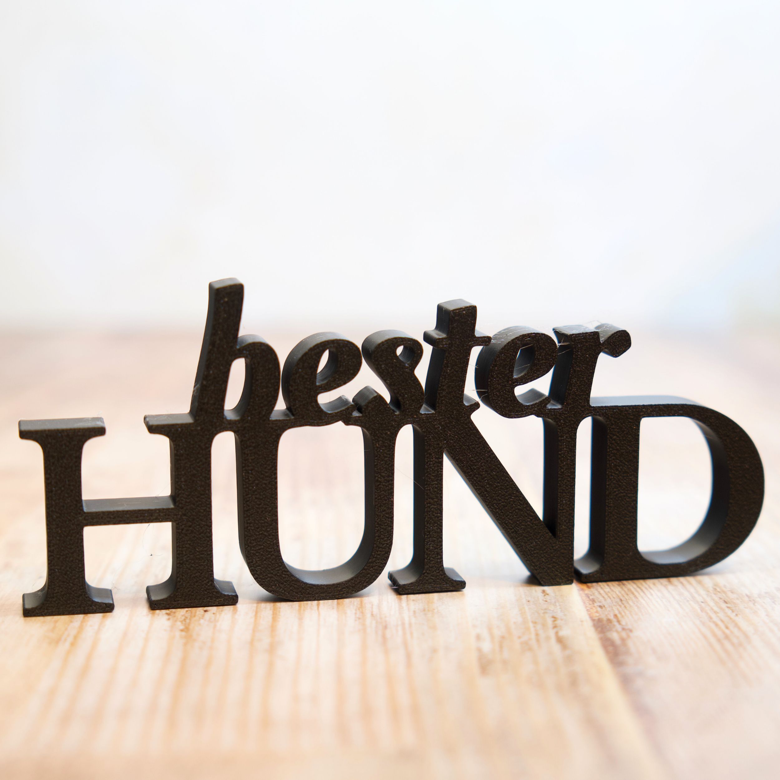 Bester Hund Deko-Schriftzug, Perfekte Wanddekoration für jeden Hundeliebhaber, Geschenke & Wohnaccessoires, Wohnzimmer Deko – Bild 2