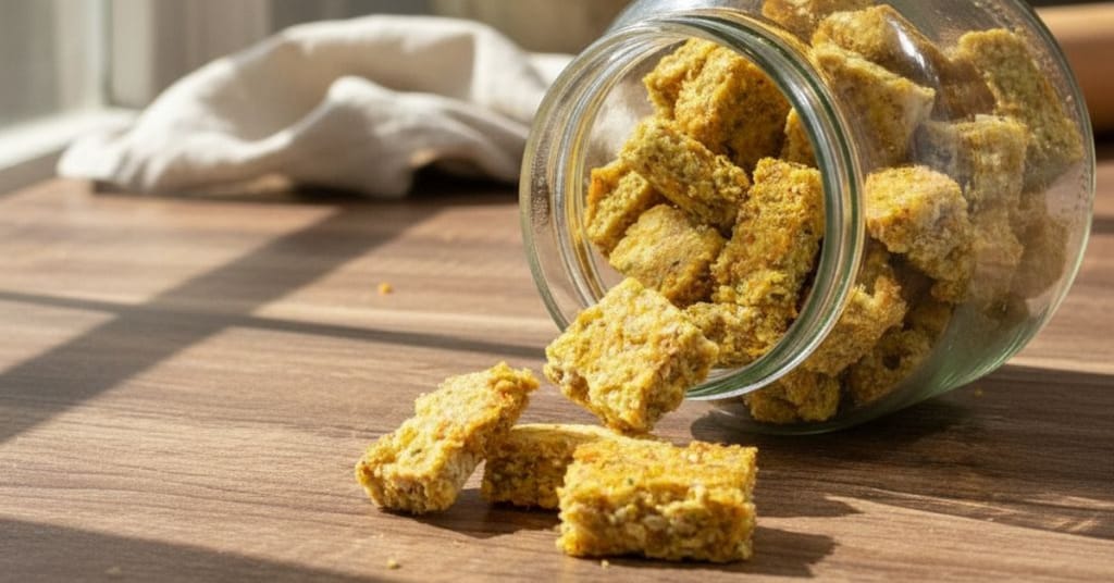 Weiche Hundeleckerlis mit Hühnchen und Kichererbsen