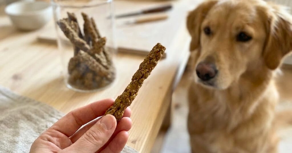 Fleischstangen mit Kürbis