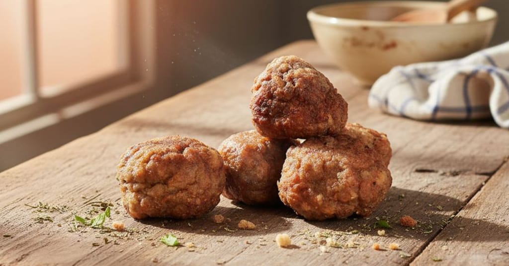 Hundefrikadellen mit Steckrübe