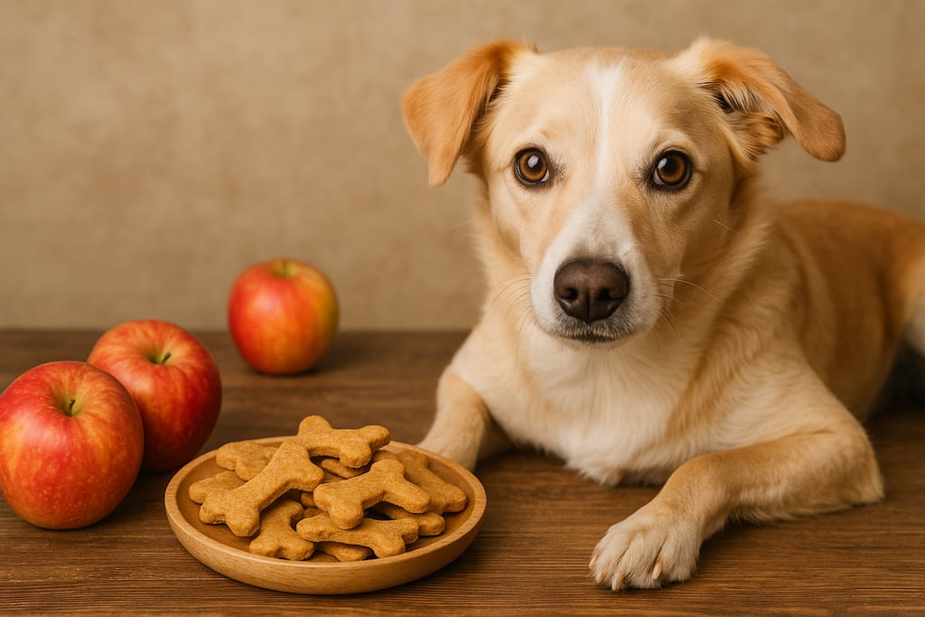Hundekekse backen mit Apfel – so gelingen fruchtige Snacks für Deinen Vierbeiner