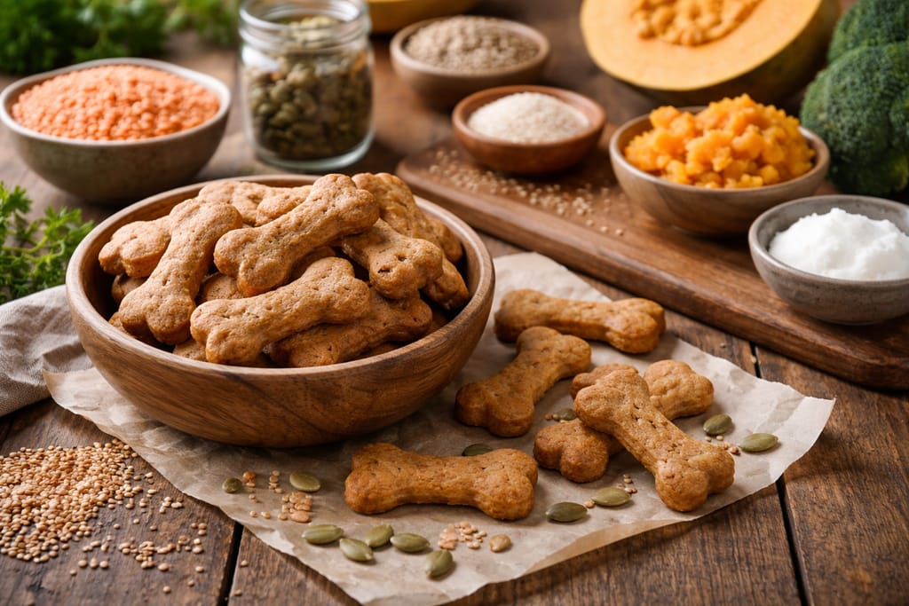 Vegane Hundekekse backen – welche Nährstoffe wirklich zählen (und worauf Du achten solltest)