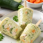 Hundeeis Rezept mit Hühnchen und Zucchini
