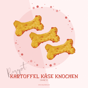 Hundekeks – Rezept: Kartoffel-Käse-Knochen ohne Ei