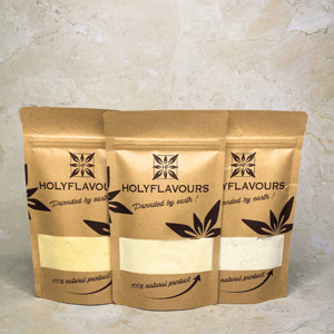 HolyFlavours  Bundle - Hundekekse Mehl-Trio | 3x100g | Kokos, Hafer & Kichererbse für Hundesnacks
