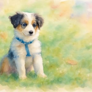 Dein Hund als Wasserfarben Kunstwerk [Digital]