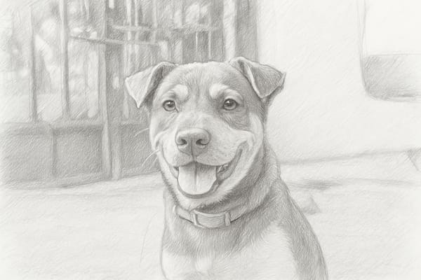 Dein Hund als Stift Zeichnung Kunstwerk [Digital] – Bild 10