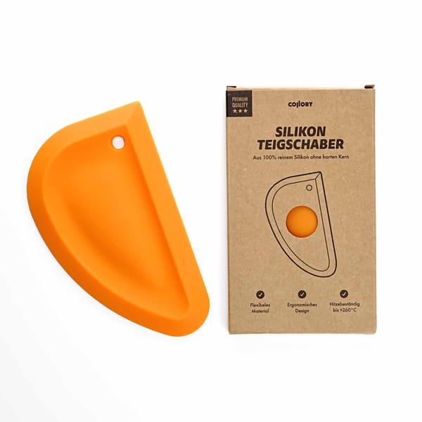 Backen leicht gemacht: Mit dem Collory Silikon-Teigschaber in farbenfrohem Design. – Bild 18