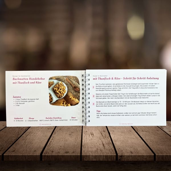 B-Ware Hundekeks Rezepte Buch - 20 Hundekeks Rezepte für Backmatten und zum ausstechen – Bild 5