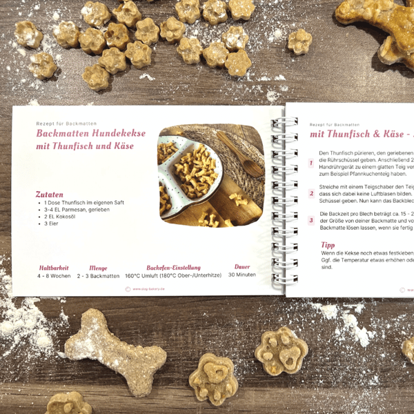B-Ware Hundekeks Rezepte Buch - 20 Hundekeks Rezepte für Backmatten und zum ausstechen – Bild 7