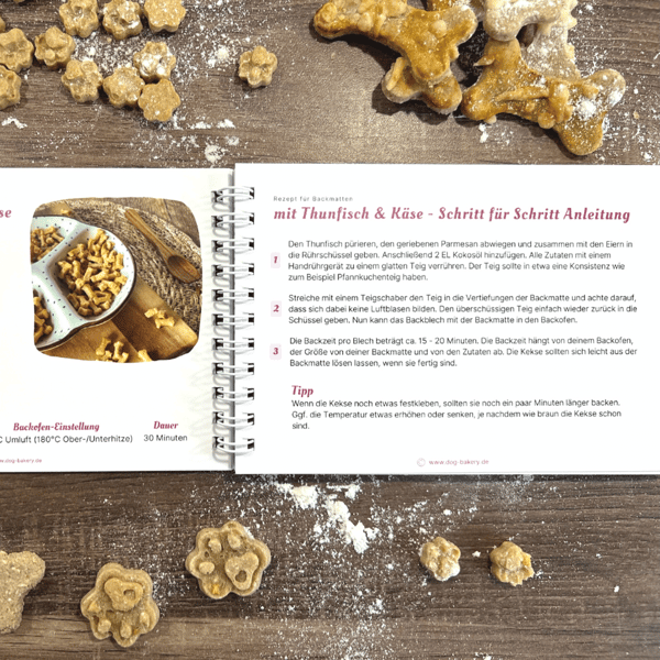B-Ware Hundekeks Rezepte Buch - 20 Hundekeks Rezepte für Backmatten und zum ausstechen – Bild 8