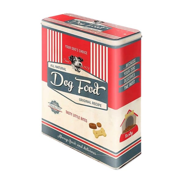 Pfotenschild - Vorratsdose *Dog Food* XL