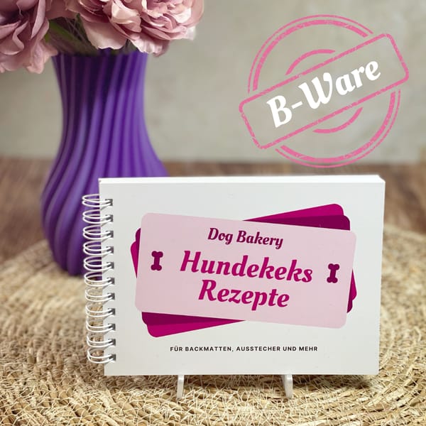B-Ware Hundekeks Rezepte Buch - 20 Hundekeks Rezepte für Backmatten und zum ausstechen