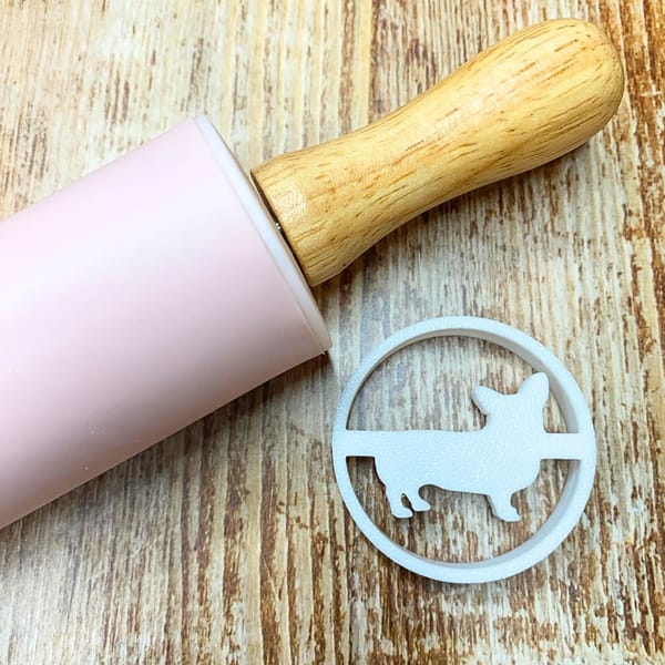 Runder Keksausstecher *verschiedene Hunderassen* | 3D-gedruckter Ausstecher für Hundeleckerlis | 40mm | Lebensmittelechtes PLA – Bild 5