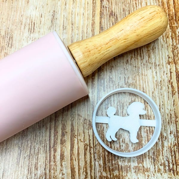 Runder Keksausstecher *verschiedene Hunderassen* | 3D-gedruckter Ausstecher für Hundeleckerlis | 40mm | Lebensmittelechtes PLA – Bild 2