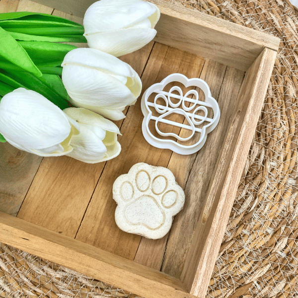 3D-gedruckte Ausstechform Pfote | 5 cm Hundekeks Ausstecher | Keksform für Hundesnacks & Gebäck – Bild 3