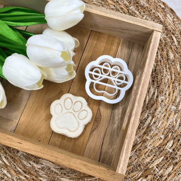 3D-gedruckte Ausstechform Pfote | 5 cm Hundekeks Ausstecher | Keksform für Hundesnacks & Gebäck – Bild 2