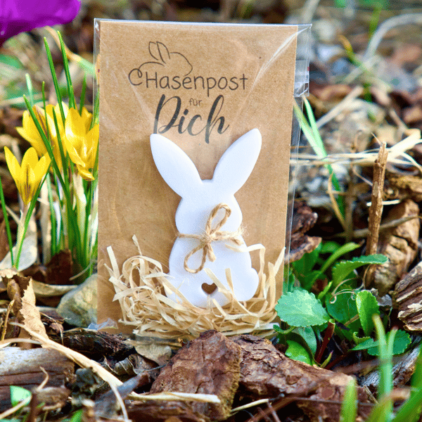 Ostergeschenk | Osterhase | Kleinigkeit zu Ostern | Mitbringsel | Glücksbringer | Osterkarte | Frohe Ostern | Hasenpost | Ostergrüße – Bild 10