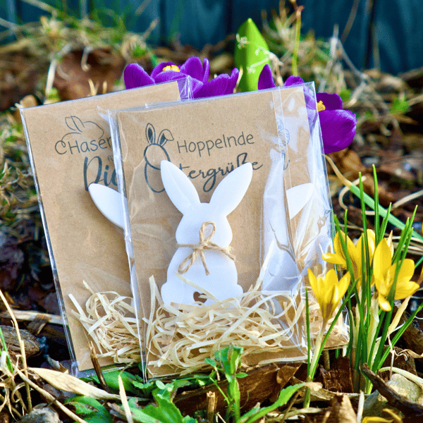 Ostergeschenk | Osterhase | Kleinigkeit zu Ostern | Mitbringsel | Glücksbringer | Osterkarte | Frohe Ostern | Hasenpost | Ostergrüße – Bild 7