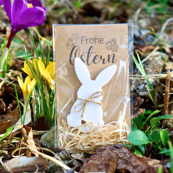 Ostergeschenk | Osterhase | Kleinigkeit zu Ostern | Mitbringsel | Glücksbringer | Osterkarte | Frohe Ostern | Hasenpost | Ostergrüße – Bild 6
