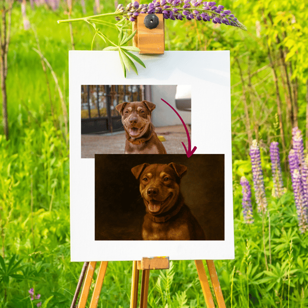 Dein Hund als Ölgemälde Kunstwerk [Digital] – Bild 2