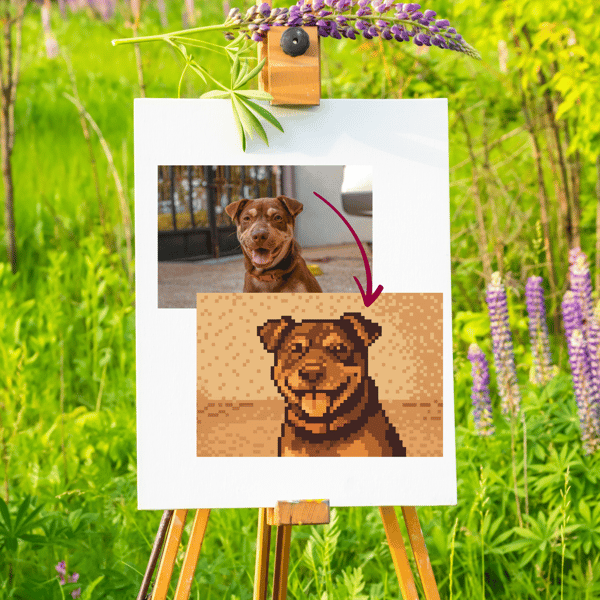 Dein Hund als Pixel Art Kunstwerk [Digital] – Bild 2