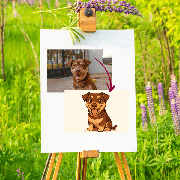 Dein Hund als Cartoon Kunstwerk [Digital] – Bild 2
