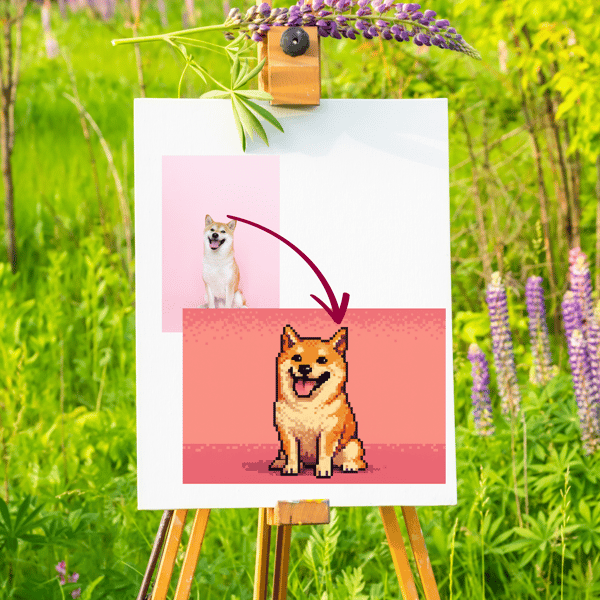 Dein Hund als Pixel Art Kunstwerk [Digital] – Bild 4