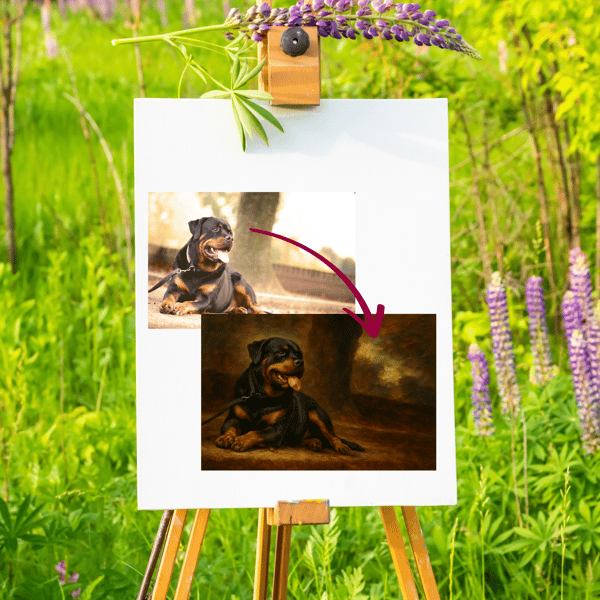 Dein Hund als Ölgemälde Kunstwerk [Digital] – Bild 3