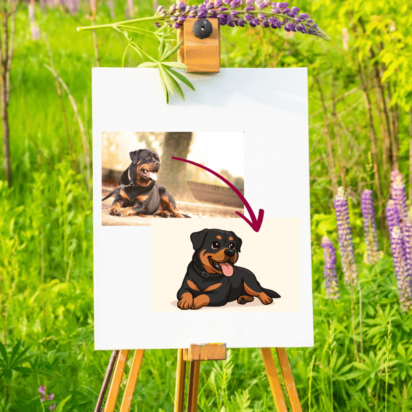 Dein Hund als Cartoon Kunstwerk [Digital] – Bild 3
