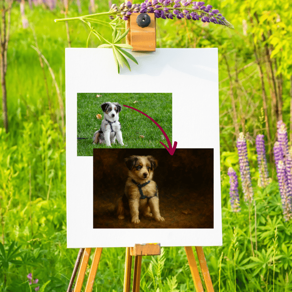 Dein Hund als Ölgemälde Kunstwerk [Digital] – Bild 4