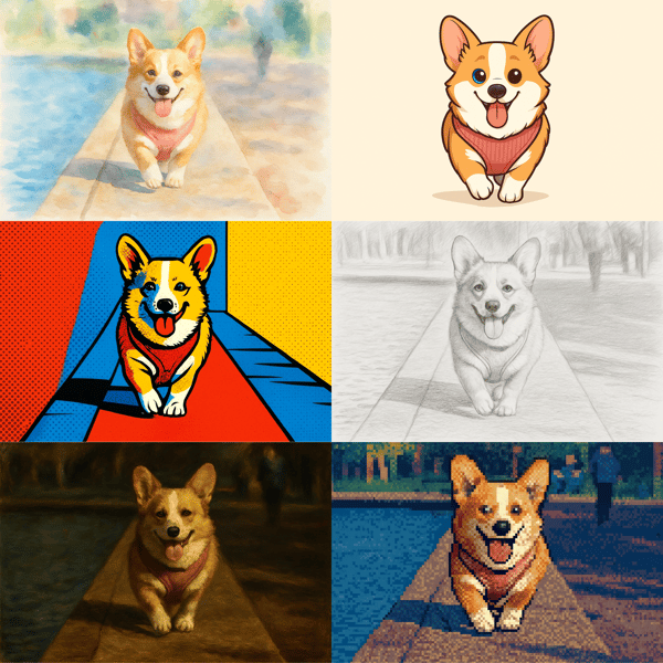 Dein Hund als Kunstwerk – in 6 einzigartigen Stilen! [Digital]
