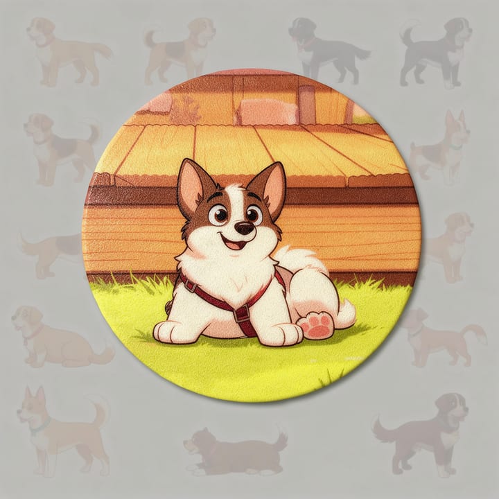 Hundeportrait im Stil Comic / Cartoon